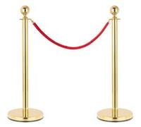 Stagecaptain PLS-150 Deluxe 2.1-150G poteau de balisage système de guidage de personnes 1,5m doré