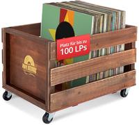 Stagecaptain SPK-100 BN caisse à disques "Emil" brune 2x set