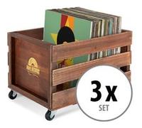 Stagecaptain SPK-100 BN caisse à disques Emil brune 3x set G