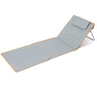 Stagecaptain Tapis de Plage “Layla” - Tapis rembourré avec Coussin, Dossier réglable, Sac zippé, Chaise Longue légère et Pliable avec Sangle de Transport.