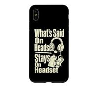 Stagehand Backstage Casque Humour Coque pour iPhone XS Max