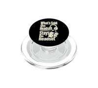 Stagehand Backstage Casque Humour PopSockets PopGrip pour MagSafe