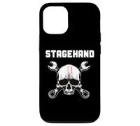 Stagehand Clé à tête de Mort Design Backstage Theater Tech Crew Coque pour iPhone 12/12 Pro