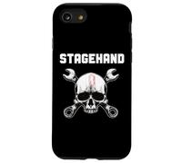 Stagehand Clé à tête de Mort Design Backstage Theater Tech Crew Coque pour iPhone SE (2020) / 7/8