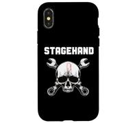 Stagehand Clé à tête de Mort Design Backstage Theater Tech Crew Coque pour iPhone X/XS