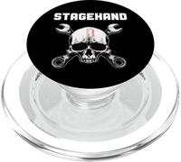 Stagehand Clé à tête de Mort Design Backstage Theater Tech Crew PopSockets PopGrip pour MagSafe