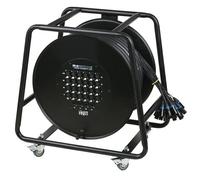 Stagewheel Avec Multicâble 24 In - 4 Out 50m DAP MULTICORE