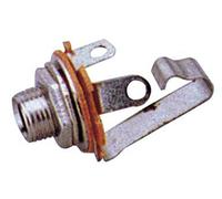 Stagg 042H Support/Montage jack Mono-panneau 1/4" Argenté