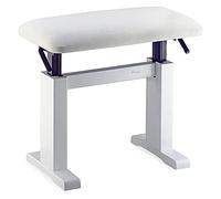 Stagg PBH 780 WHP SWH Banquette de piano Blanc