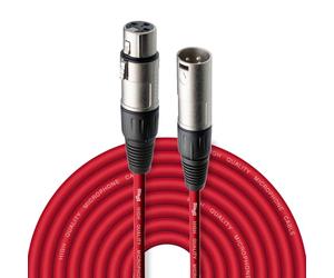 Stagg 10 m câble microphone Prise XLR vers XLR de haute qualité rouge
