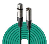 Stagg 10 m câble microphone Prise XLR vers XLR de haute qualité vert