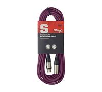 Stagg 10 m câble microphone Prise XLR vers XLR de haute qualité violet