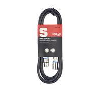 Stagg Music Câble pour microphone SMC6 XLR/XLR Bleu 6 m