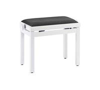 Stagg 21271 Banquette pour Piano 55 x 32 cm Blanc mat