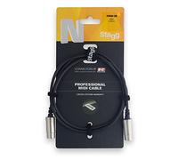 Stagg 21394 Câble MIDI 5 m Noir