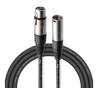 Stagg 3 m Câble Microphone XLR - XLR de Haute Qualité - Noir