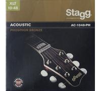 Stagg AC-1048-PH Jeu de cordes pour Guitare acoustique Extra-light (10-14-23-30-38-48)
