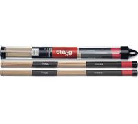 Stagg Ahorn Multi-Sticks Medium, 1 Paire de Baguettes de Batterie, SMS2