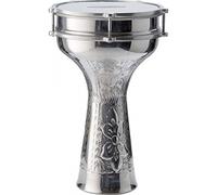 Stagg ALM.HB20 Darbouka en aluminium martelé 20 cm Argenté