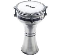 Stagg ALM.PL15 Darbouka en aluminium lisse 15 cm Argenté