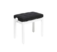 Stagg Bank De Piano, Blanc Mat, Avec Housse Noire
