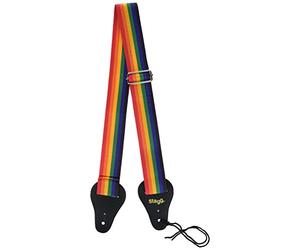 Stagg BJA018 Sangle de guitare arc-en-ciel - Nylon 11548