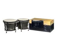 Stagg BW-200-BK - Bongos latins en bois de 7,5'' et 6,5'' noirs G