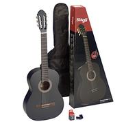 Stagg C440 Guitare classique - Noir Pack guitare Format classique noir