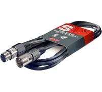 STAGG - Câble Microphone XLR 3 broches Male à Femelle, 15m Noir