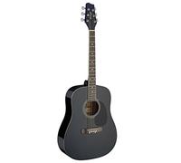 Stagg Guitare Dreadnought - Acoustique Format classique noir