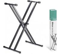 Stagg KXSQ5 - Stand double en X pour Clavier G