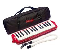 Stagg MELOSTA32RD Melodica 32 touches avec étui Rouge