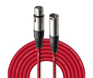 Stagg Microphone XLR Rouge 6 m et câble