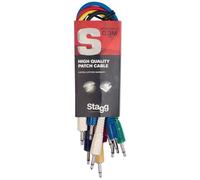 Stagg Mini Patch Câbles x6 (30cm)