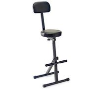 Stagg MT-300 BK Siege Haut pour Musicien + Dossier Noir