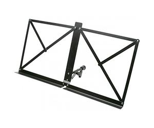 Stagg MUS-A1 BK Pupitre de pliage pour Instrument de musique/Ordinateur de bureau Noir