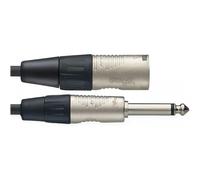 Stagg NAC1PXMR, XLR mâle - Jack 6,3 mm mâle mono, longueur 1 m