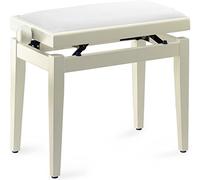 Stagg PB39 IVP VWH Banquette de piano Ivoire