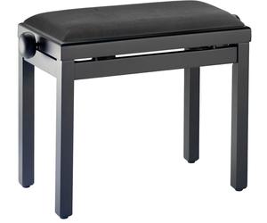 Stagg PB39 Tabouret de piano en bois Black Matt