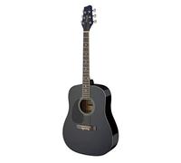 Stagg SA20D 3/4 LH-BK - Guitare acoustique dreadnought 3/4 noire - gaucher