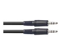 Stagg SAC1MPSMPSB - Câble audio, mini jack/mini jack (m/m), 1 m