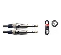 Stagg SAC1PS DL - Câble audio, jack/jack (m/m) 1 m G
