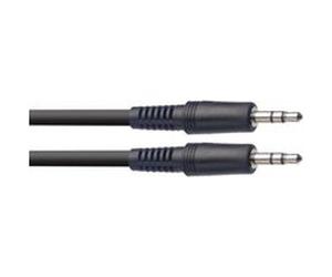 Stagg SAC3MPSMPSB - Câble audio, mini jack/mini jack (m/m), 3 m