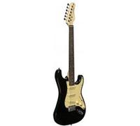 Stagg SES-30 BK - Guitare électrique standard ''S'' - noire