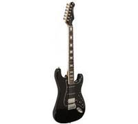 Stagg SES-60 BLK - Guitare électrique - corps en aulne massif - noire G