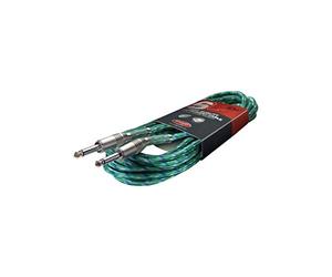 Stagg SGC6VT GR Câble pour instrument Jack/Jack - 6m
