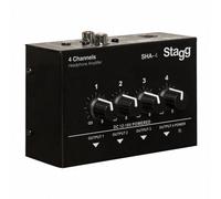 Stagg SHA-4 EU - Amplificateur de casque stéréo 4 canaux