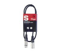 Stagg SMC1 1 Metre Microphone Cable XLR-m to XLR-f