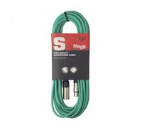Stagg Music Câble de microphone SMC10 CGR XLR/XLR (m/f) 10 m Vert