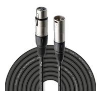 Stagg SMC15 Câble d'instrument Standard équilibré Mono XLR/XLR 15 m Noir
